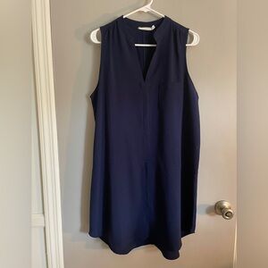 Lush Navy Sleeveless Dress